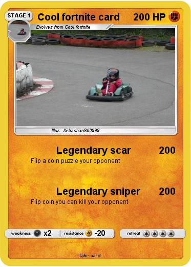 Pokemon Cool fortnite card