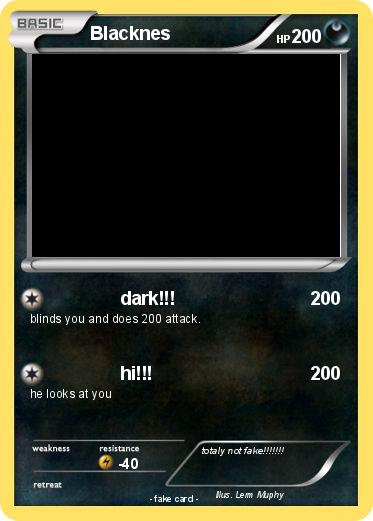 Pokemon Blacknes