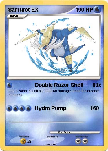 Pokemon Samurot EX