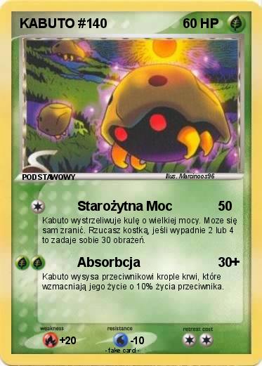 Pokemon KABUTO #140