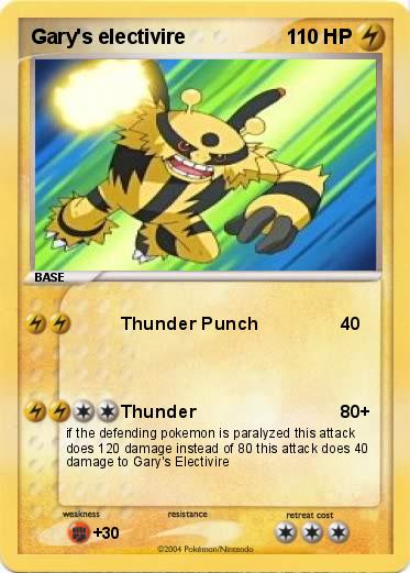Pokemon Gary's electivire