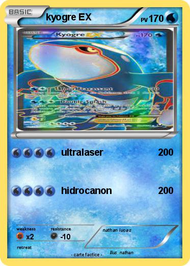 Pokemon kyogre EX