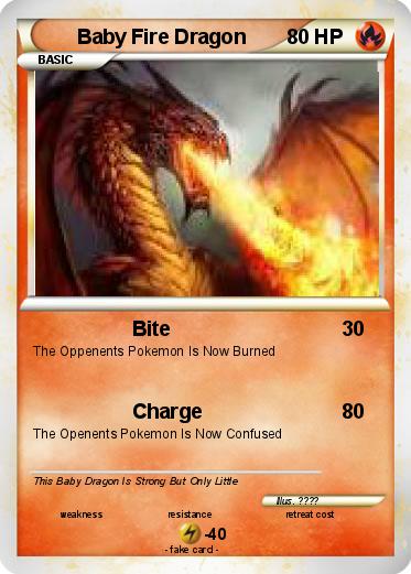 Pokemon Baby Fire Dragon