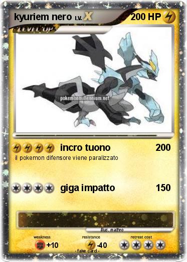 Pokemon kyuriem nero