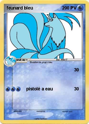 Pokemon feunard bleu