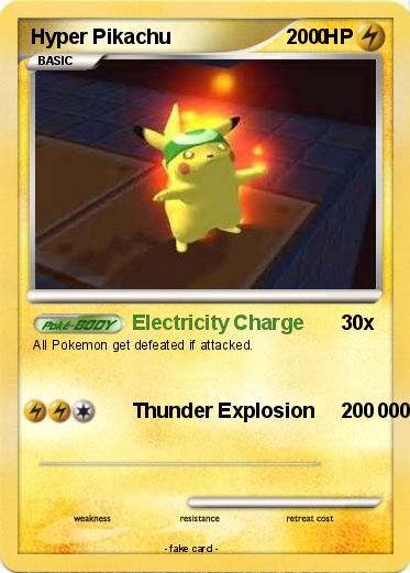 Pokemon Hyper Pikachu                          0