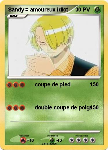 Pokemon Sandy = amoureux idiot