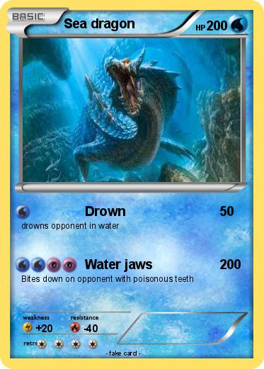 Pokemon Sea dragon