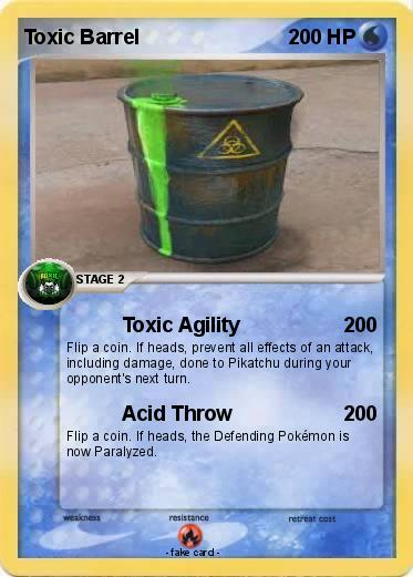 Pokemon Toxic Barrel
