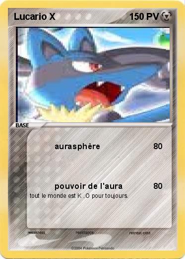 Pokemon Lucario X