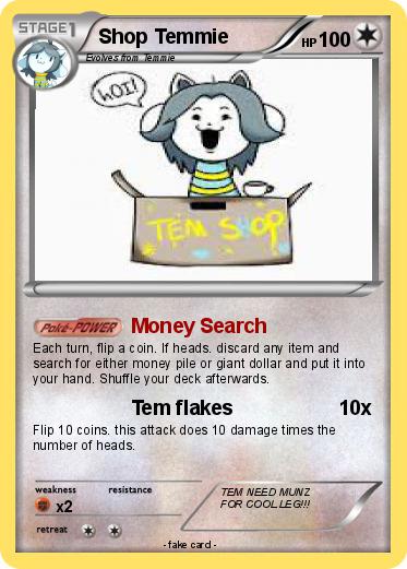 Pokemon Shop Temmie