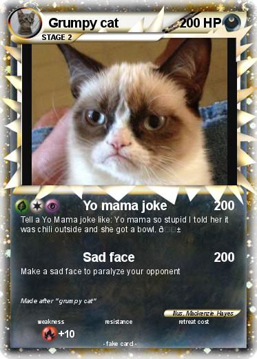 Pokemon Grumpy cat