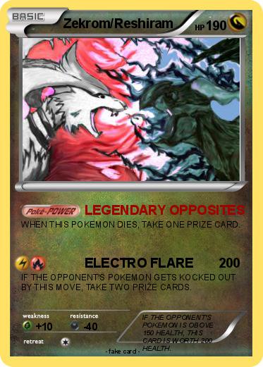 Pokemon Zekrom/Reshiram