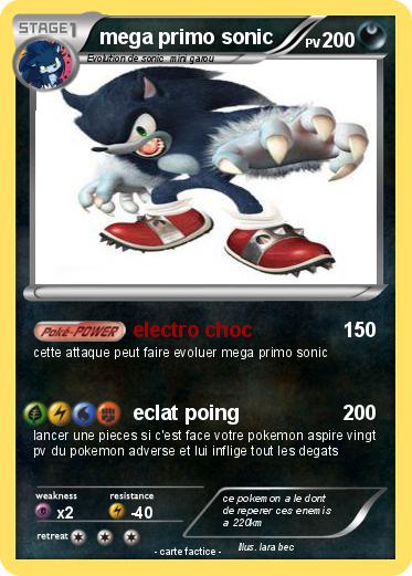 Pokemon mega primo sonic