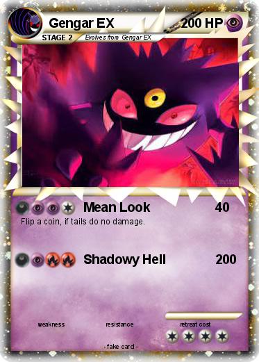 Pokemon Gengar EX