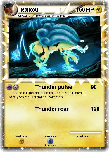 Pokemon Raikou