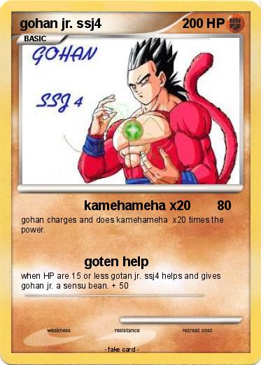 Pokemon gohan jr. ssj4