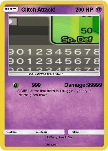 Pokemon Glitch Attack!