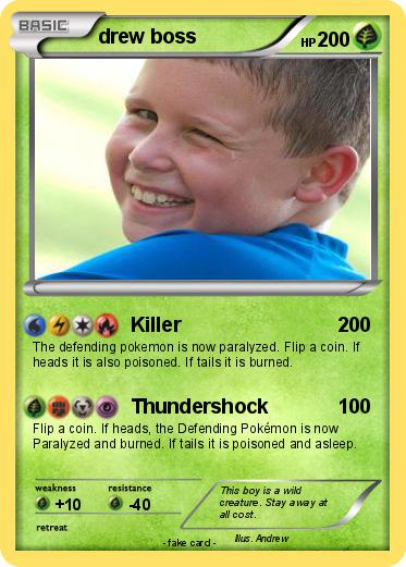 Pokemon drew boss