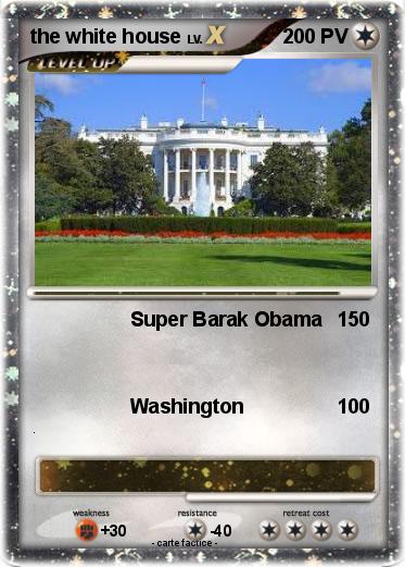 Pokemon the white house
