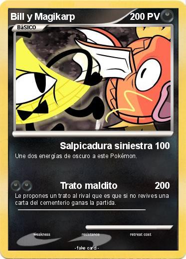 Pokemon Bill y Magikarp