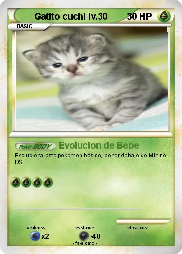 Pokemon Gatito cuchi lv.30