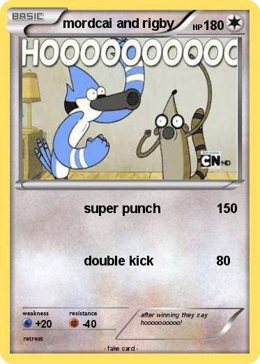 Pokemon mordcai and rigby