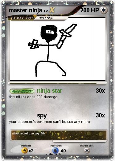 Pokemon master ninja