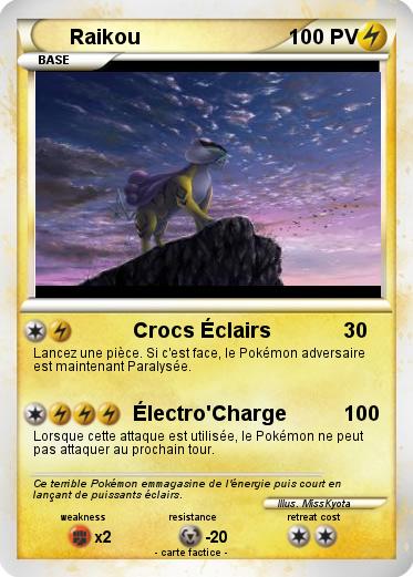 Pokemon Raikou