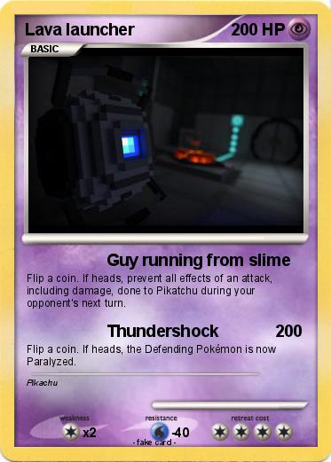 Pokemon Lava launcher