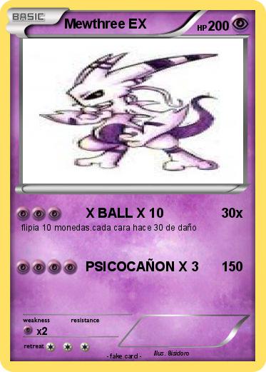 Pokemon Mewthree EX