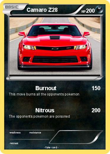 Pokemon Camaro Z28