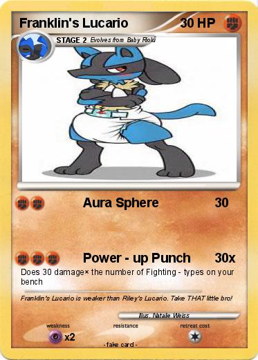 Pokemon Franklin's Lucario