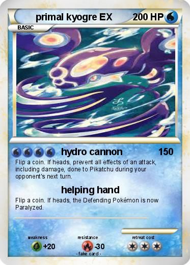 Pokemon primal kyogre EX