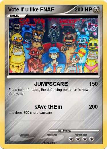 Pokemon Vote if u like FNAF