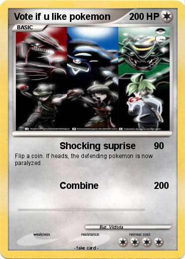 Pokemon Vote if u like pokemon