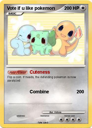 Pokemon Vote if u like pokemon