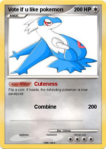 Pokemon Vote if u like pokemon