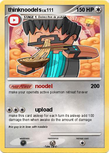Pokemon thinknoodels