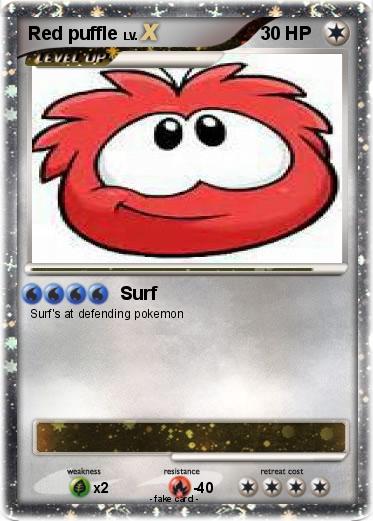 Pokemon Red puffle
