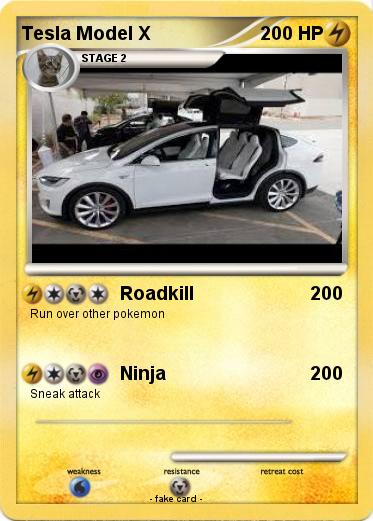 Pokemon Tesla Model X
