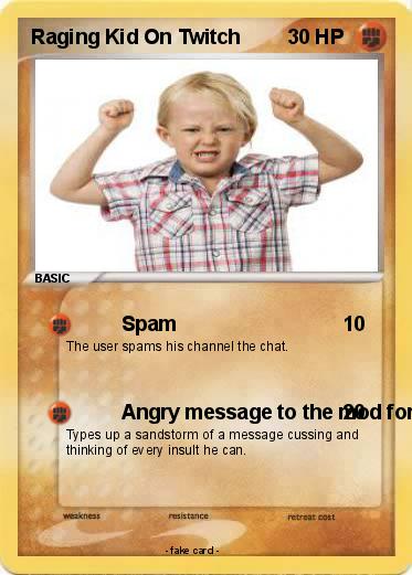 Pokemon Raging Kid On Twitch