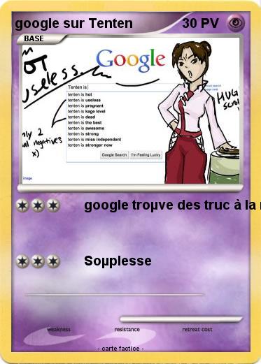 Pokemon google sur Tenten