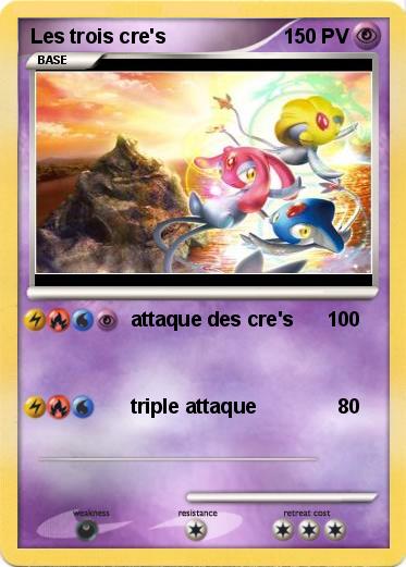 Pokemon Les trois cre's