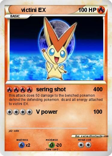 Pokemon victini EX