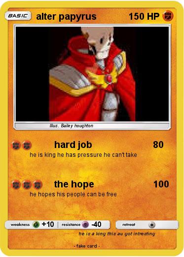 Pokemon alter papyrus