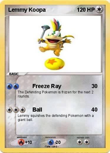 Pokemon Lemmy Koopa