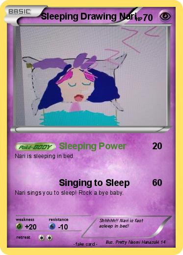 Pokemon Sleeping Drawing Nari