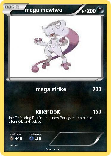 Pokemon mega mewtwo