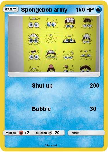 Pokemon Spongebob army